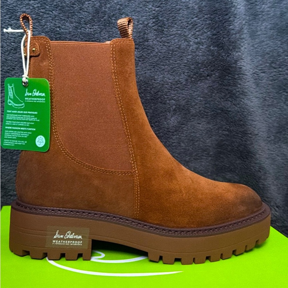 Sam Edelman Brown  Suede Chelsea Boots
